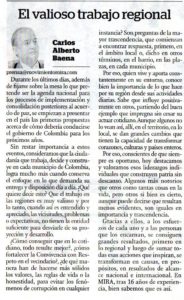 Columna Dr, Diario del Huila